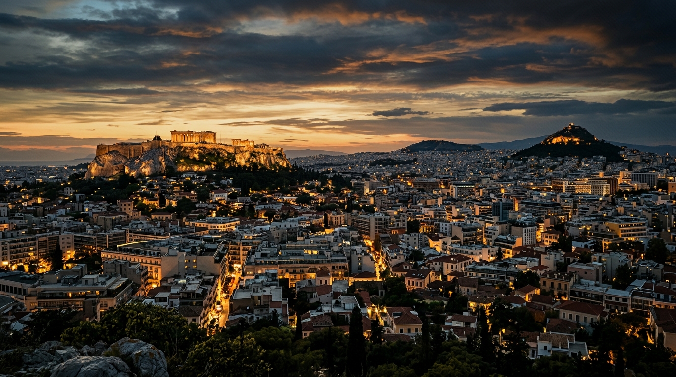 Athens Acropolis at Golden Hour
